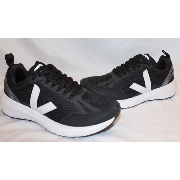 Veja Condor 2 Impala Running Sneaker‎ Black White Women's US 6 EU 37 NIB $200 - Picture 3 of 7
